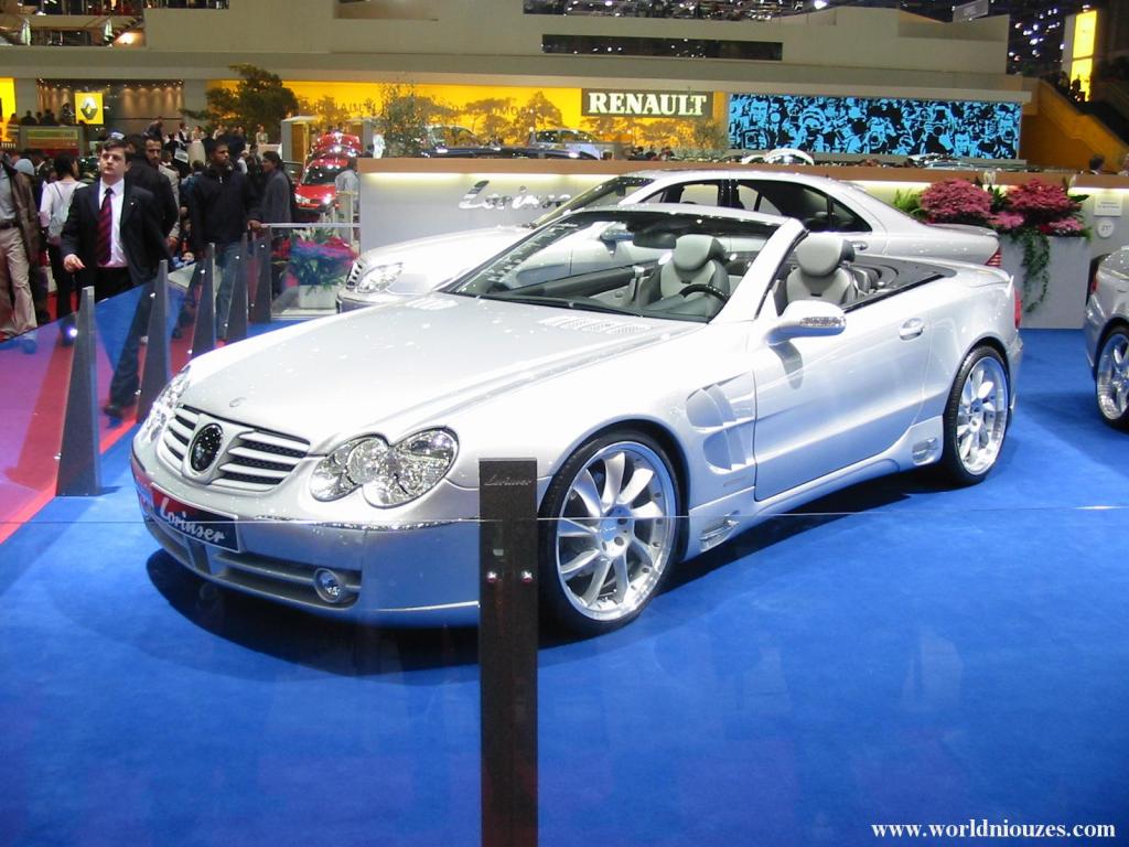 Wallpapers Cars Mercedes Mercedes SL by Lorinser - Salon de Geneve 2003