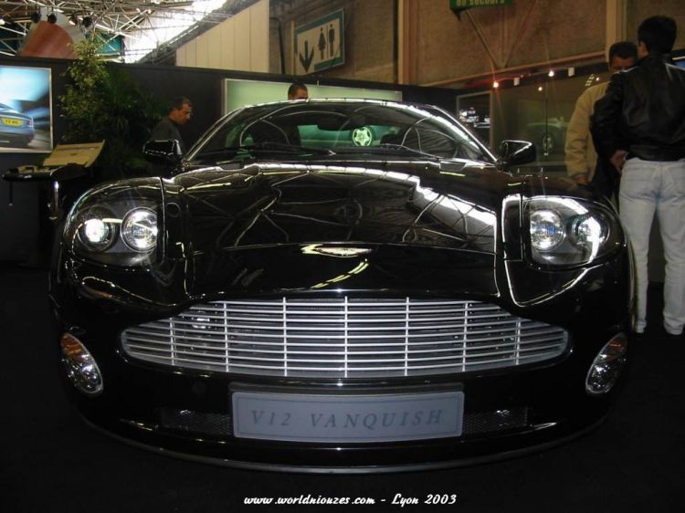 Wallpapers Cars Aston Martin Aston Martin Vanquish - Salon de Lyon 2003