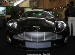 Wallpapers Cars Aston Martin Vanquish - Salon de Lyon 2003