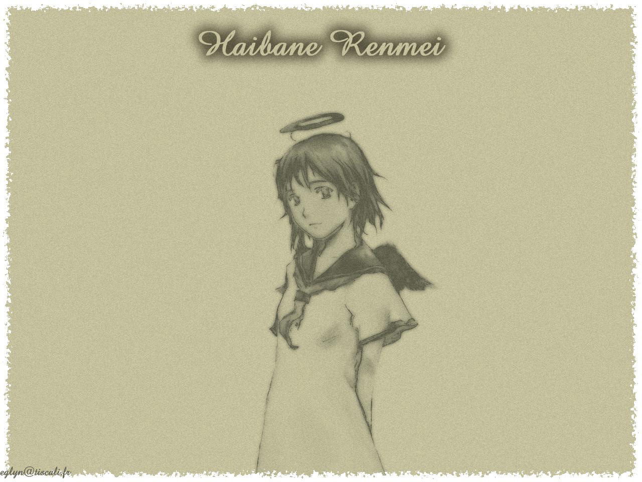 Fonds d'cran Manga Haibane Renmei - la Fdration des Ailes Grises Haibane renmei