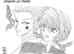 Fonds d'cran Art - Crayon kurapika vs hisoka