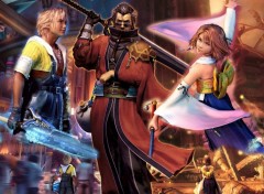 Wallpapers Video Games FFX - Tidds & Yunie