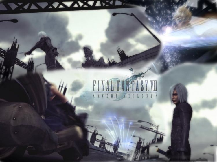 Wallpapers Video Games Final Fantasy Advent Children FF7 Mystery Grey Ninja