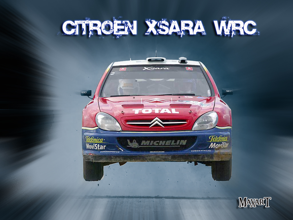 Fonds d'cran Sports - Loisirs Rallye Citron Xsara WRC '03