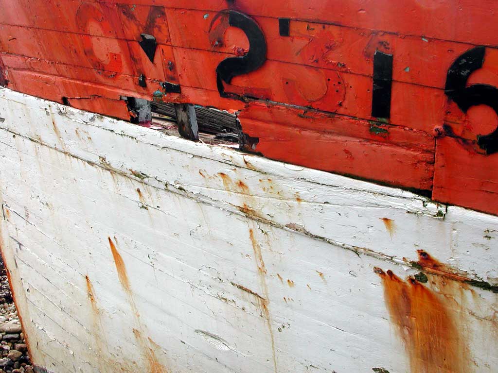 Wallpapers Boats Wrecks Bateau en rouge et blanc