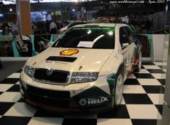 Wallpapers Sports - Leisures Skoda Fabia WRC 2003 - Salon de Lyon