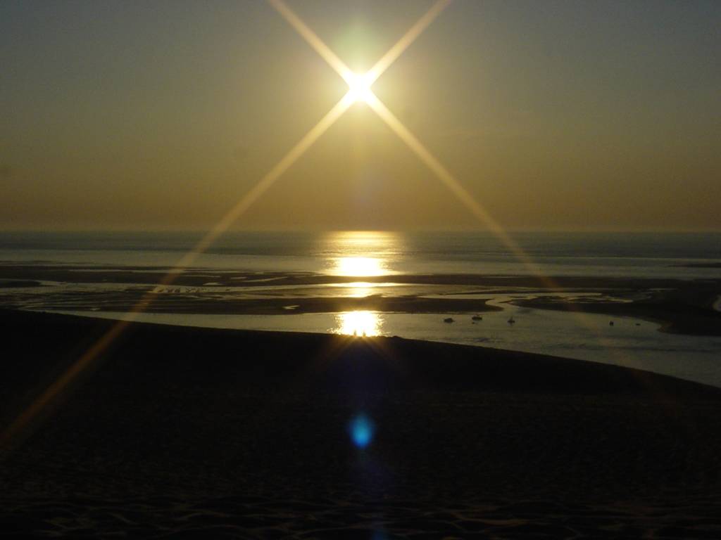 Fonds d'cran Nature Couchers et levers de Soleil banc d'arguin 01