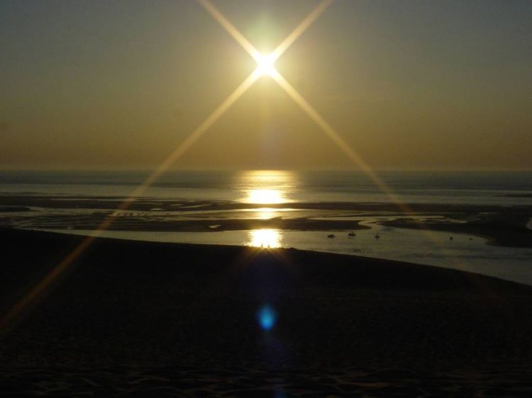 Fonds d'cran Nature Couchers et levers de Soleil banc d'arguin 01