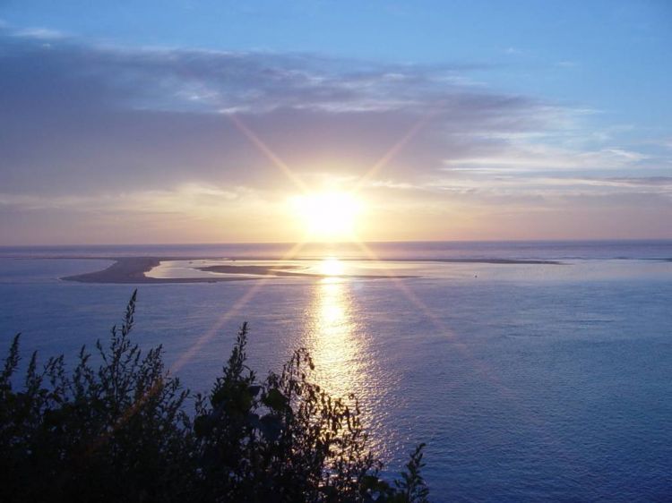 Fonds d'cran Nature Couchers et levers de Soleil Atlantique bleu