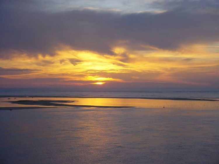 Fonds d'cran Nature Couchers et levers de Soleil Atlantique jaune