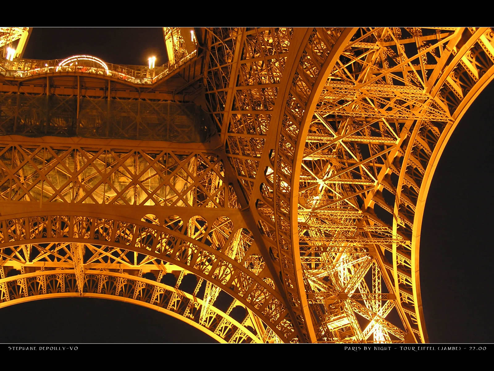 Wallpapers Trips : Europ France > Ile-de-France > Paris Paris - Tour Eiffel - Jambe 1