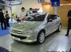 Wallpapers Cars Peugeot 206CC roland-Garros - Lyon 2003