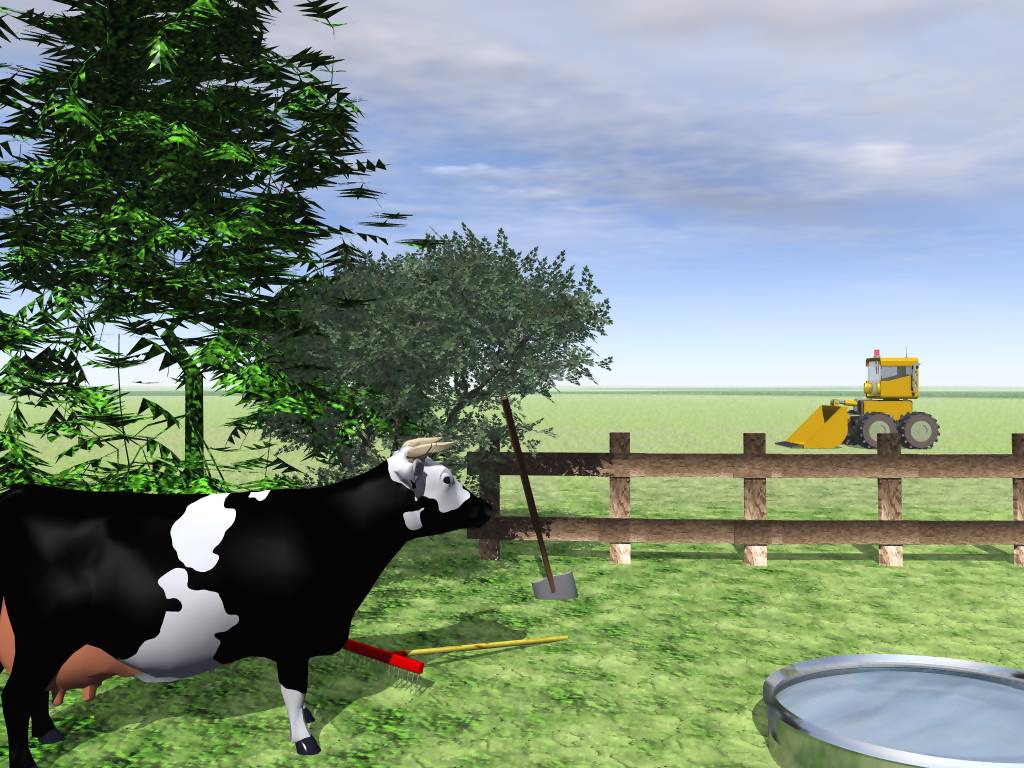 Wallpapers Digital Art 3D - Vue agriculture