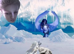 Wallpapers Fantasy and Science Fiction Anges de glace