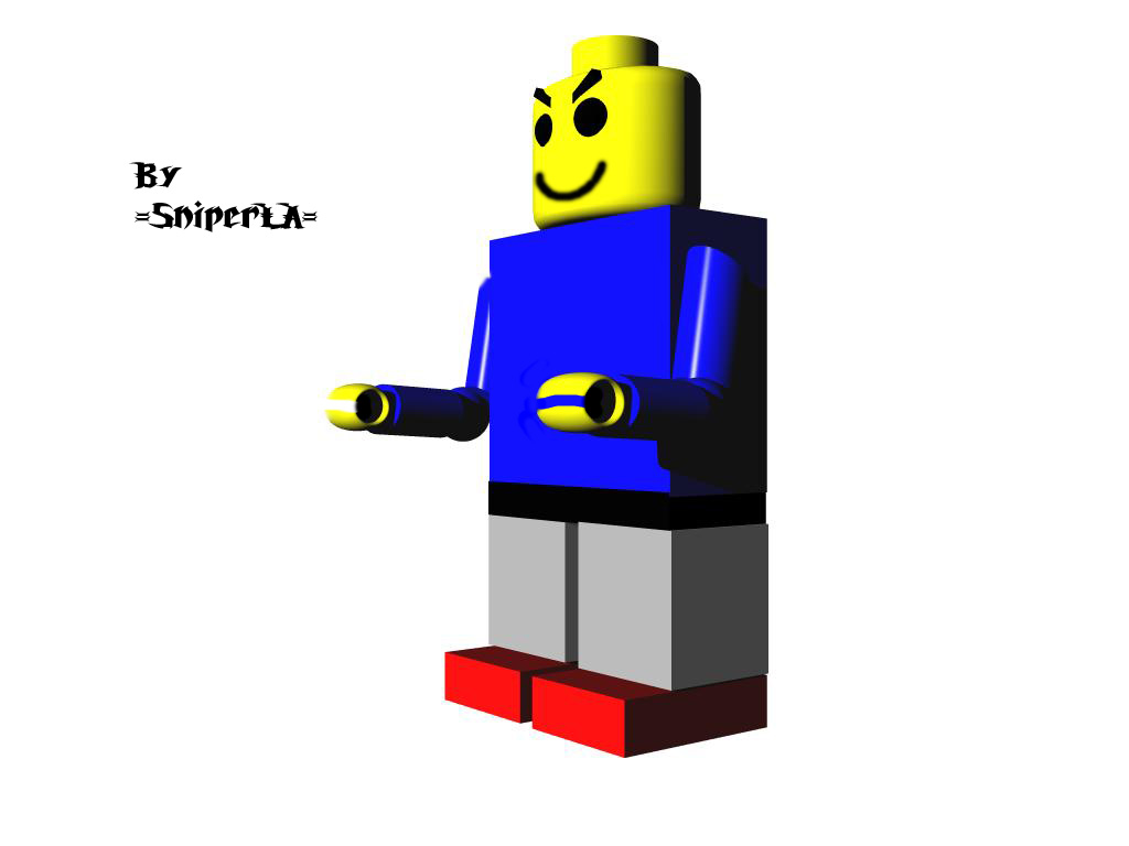 Wallpapers Digital Art 3D - Bryce Bonhomme Lego by =SniperLA=