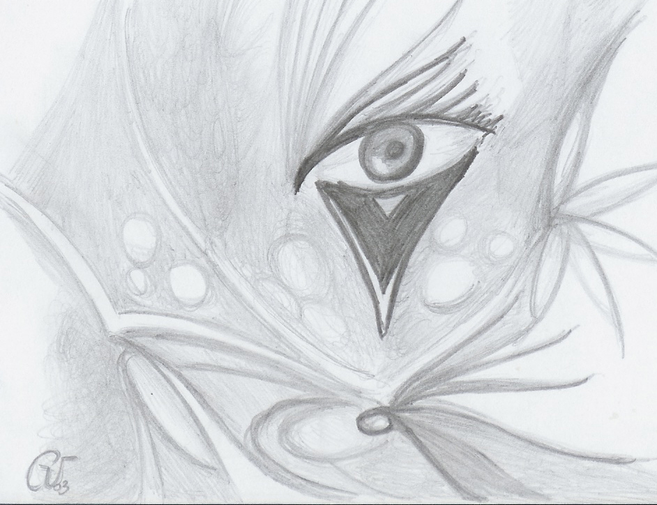 Wallpapers Art - Pencil Eyes Oeil..