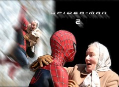 Wallpapers Movies SpiderMan sauve Tante May