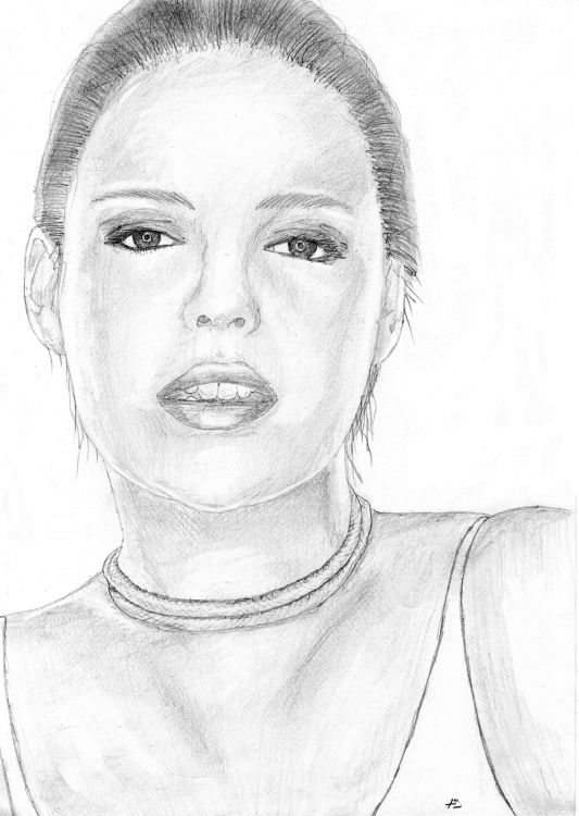 Wallpapers Art - Pencil Portraits Katherine