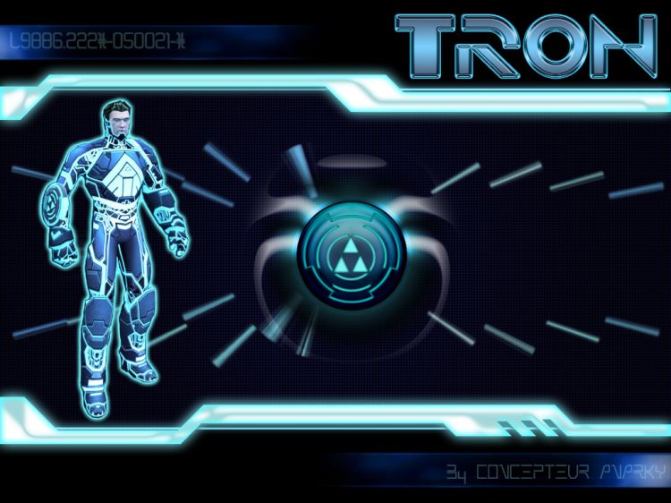 Fonds d'cran Jeux Vido Tron 2.0 TRON BLU