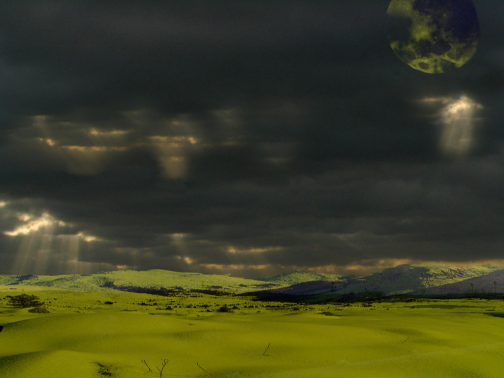 Fonds d'cran Nature Ciel - Nuages orage