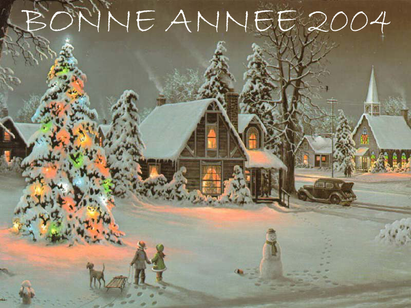 Fonds d'cran Art - Numrique Messages Bonne anne 2004 !