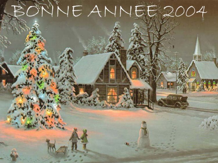 Fonds d'cran Art - Numrique Messages Bonne anne 2004 !