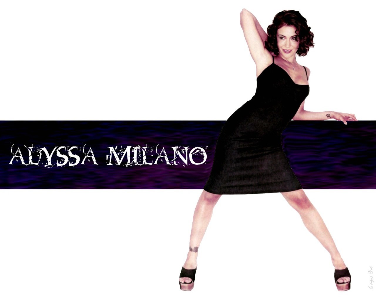 Fonds d'cran Clbrits Femme Alyssa Milano @lyss@ Mil@no