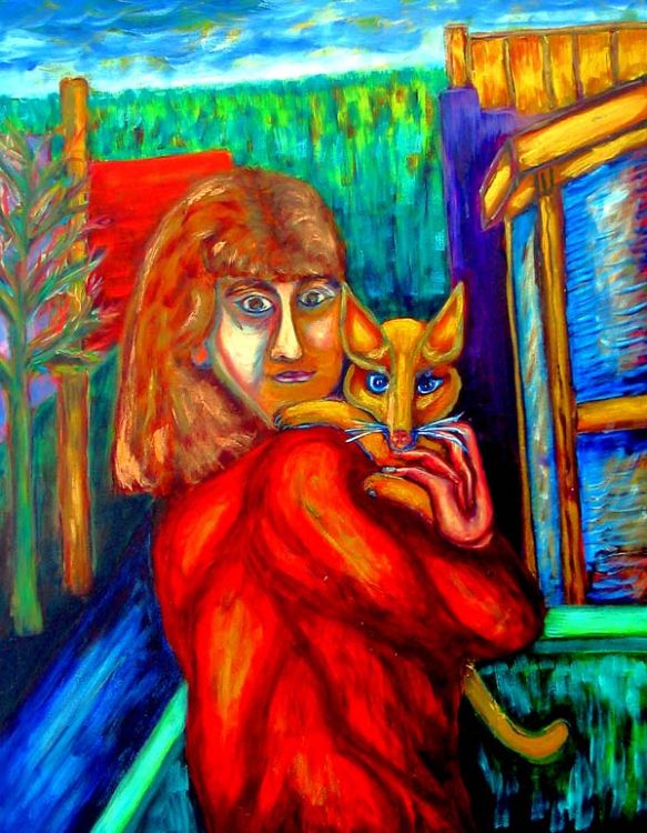 Wallpapers Art - Painting Expressionist Je choisis le chat