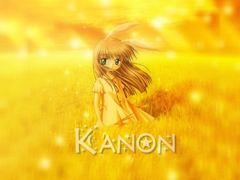 Fonds d'cran Manga Kanon Kanon in yellow