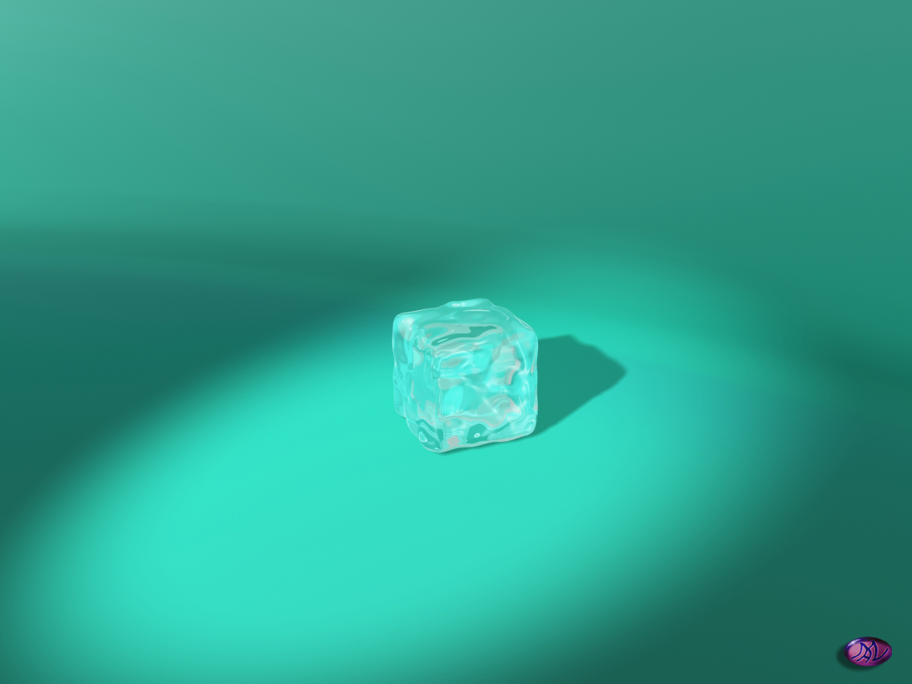 Fonds d'cran Art - Numrique 3D - Studio Max ice cube