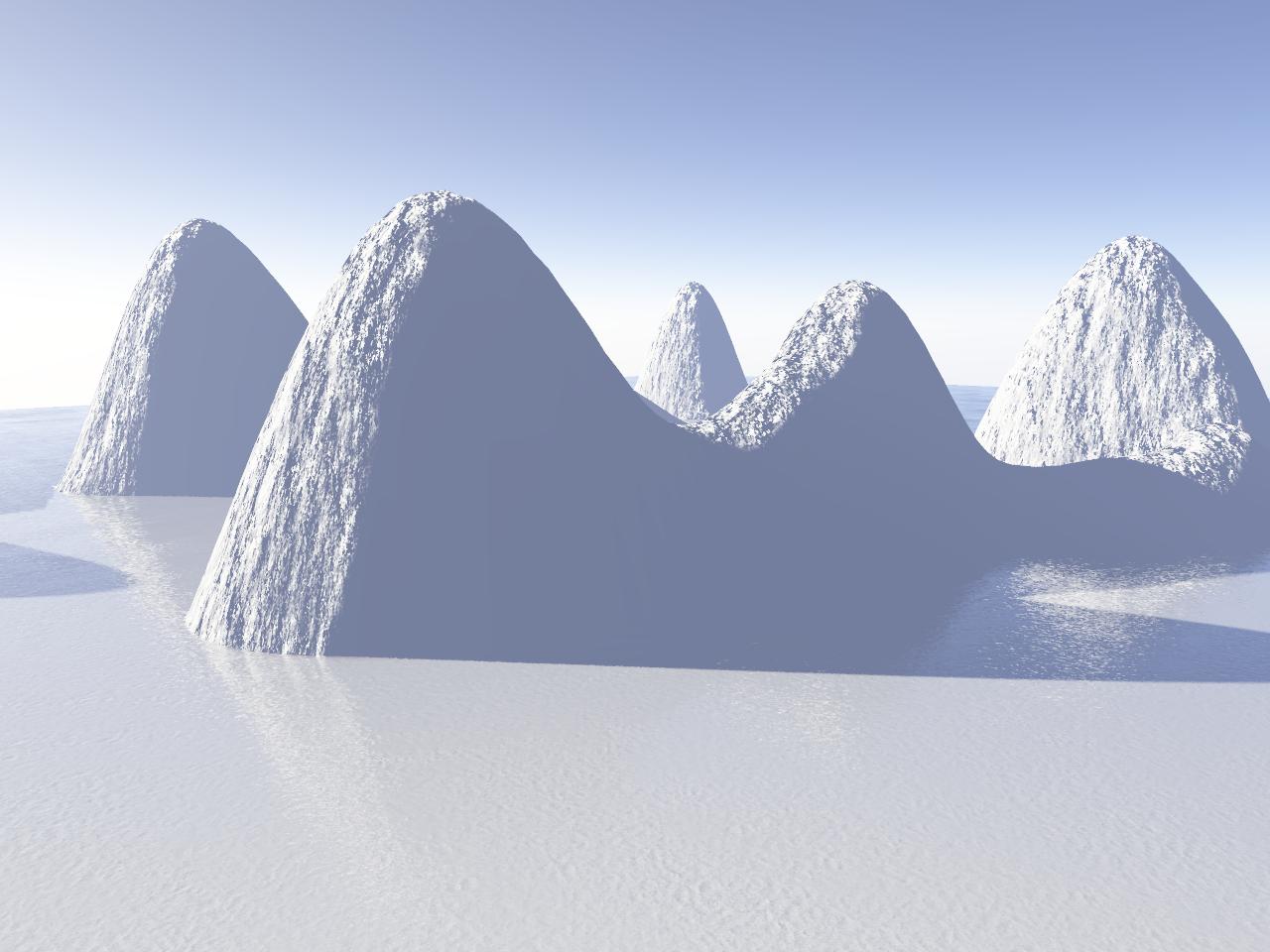 Fonds d'cran Art - Numrique 3D - Terragen Iceberg