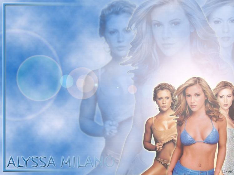 Wallpapers Celebrities Women Alyssa Milano Red's Wallpaper of Alyssa Milano 04