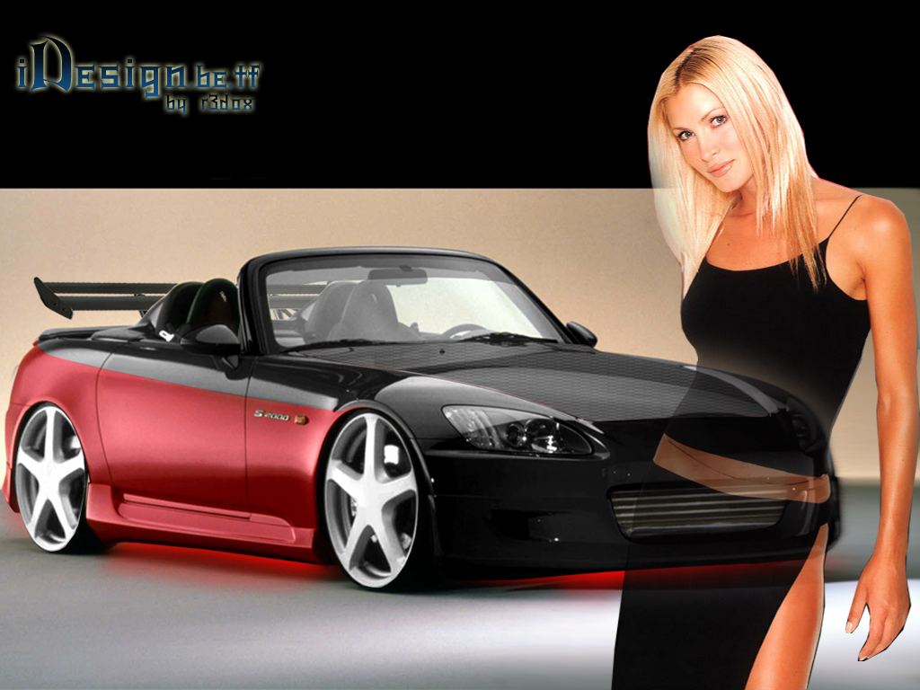 Wallpapers Cars Girls and cars Carol's_s2000