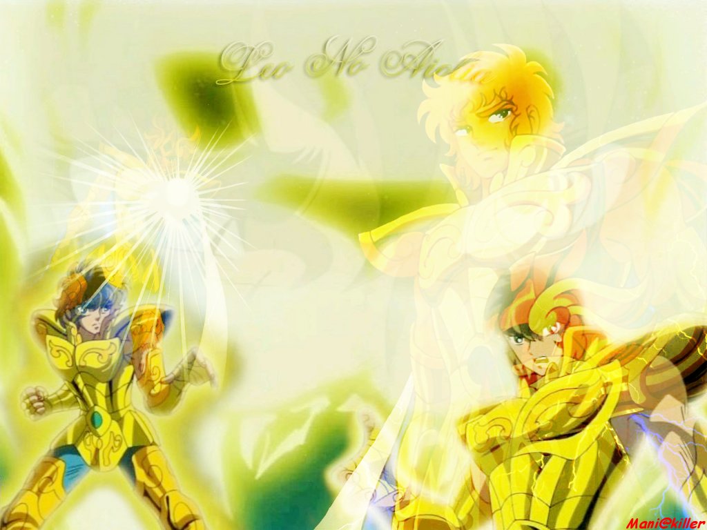 Wallpapers Manga Saint Seiya Leo alo Aiolia