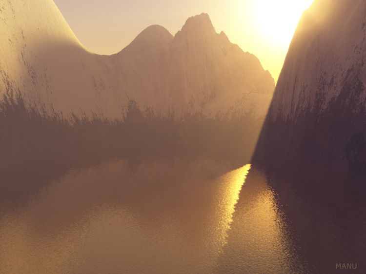 Wallpapers Digital Art 3D - Terragen Valle