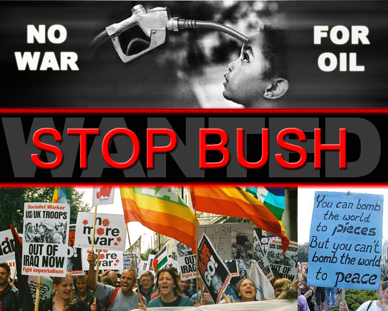 Wallpapers Brands - Advertising Anti-Bush Stop Bush