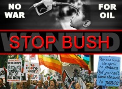 Fonds d'cran Grandes marques et publicit Stop Bush