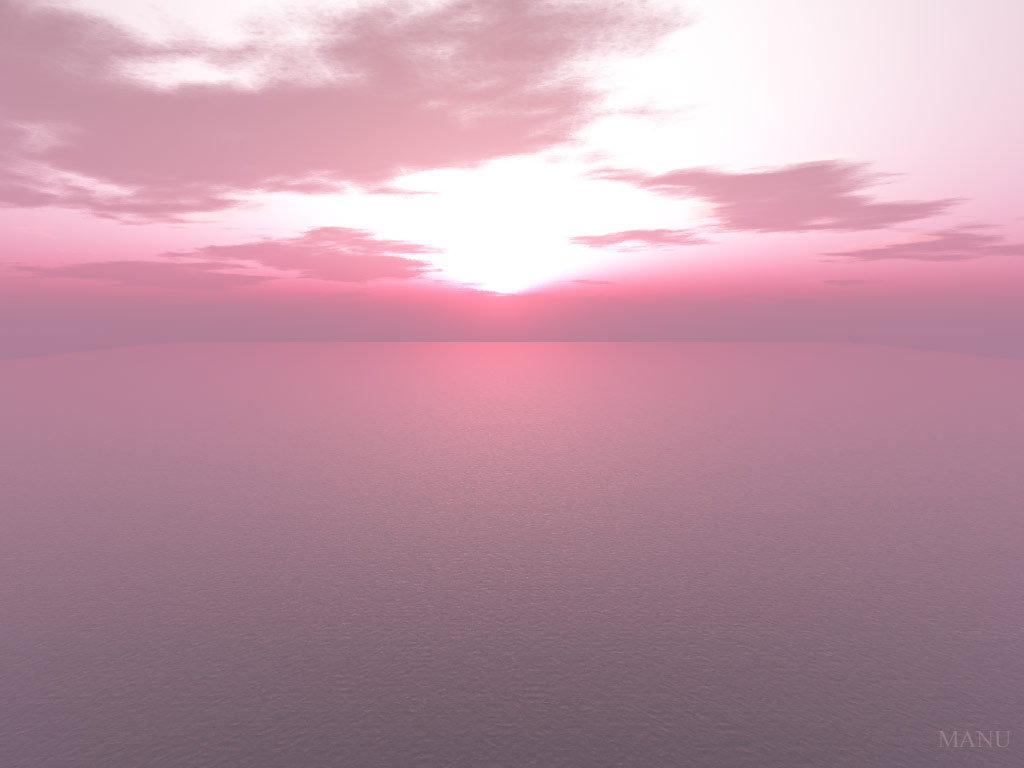 Fonds d'cran Art - Numrique 3D - Terragen Crepuscule marin