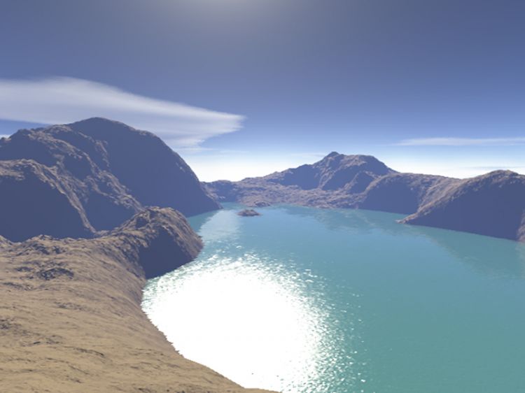 Wallpapers Digital Art 3D - Terragen paysage basic