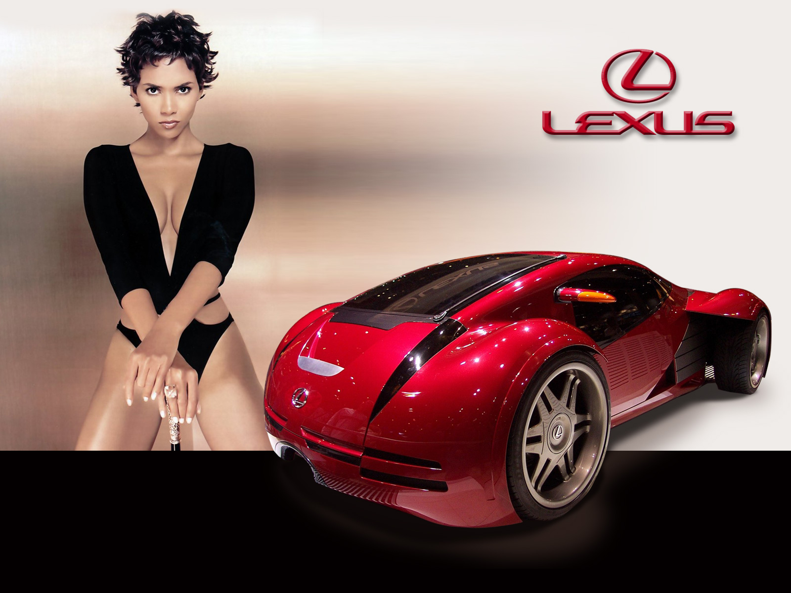 Fonds d'cran Voitures Filles et Voitures Lexus Minority Report