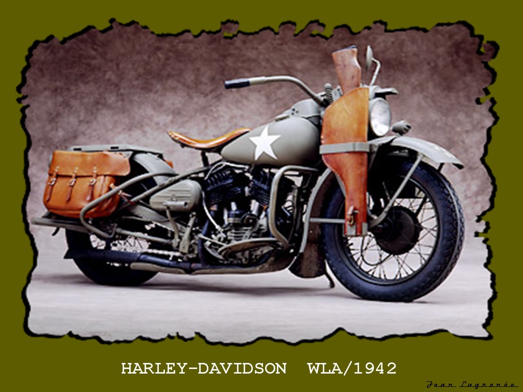 Wallpapers Motorbikes Harley Davidson WLA 1942