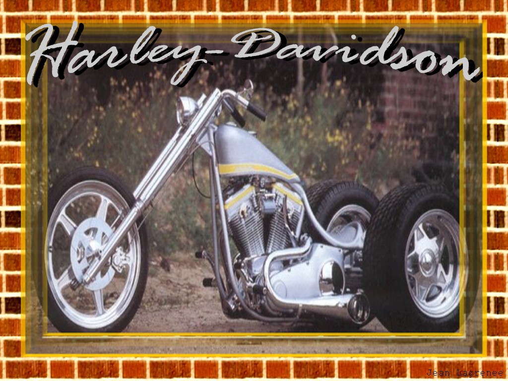 Fonds d'cran Motos Harley Davidson Trike