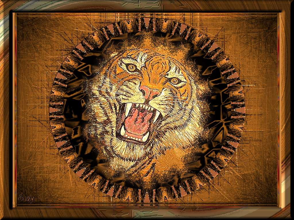 Fonds d'cran Animaux Flins - Tigres Bengal