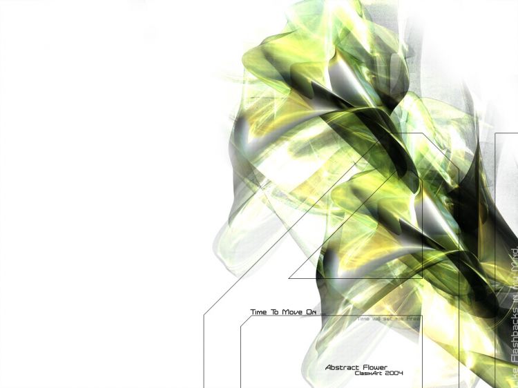 Wallpapers Digital Art Abstract Green Abstract Flower