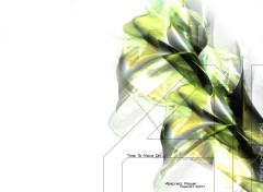 Fonds d'cran Art - Numrique Green Abstract Flower