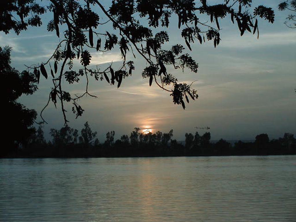 Wallpapers Nature Sunsets and sunrises coucher de soleil sur fleuve Niger