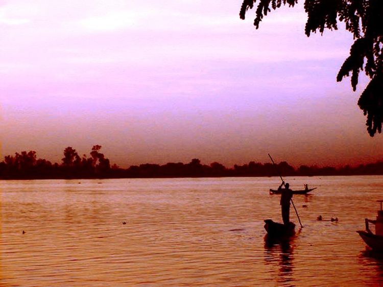 Wallpapers Nature Sunsets and sunrises coucher de soleil sur fleuve Niger (2)