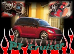 Wallpapers Cars PT Cruiser Flaming