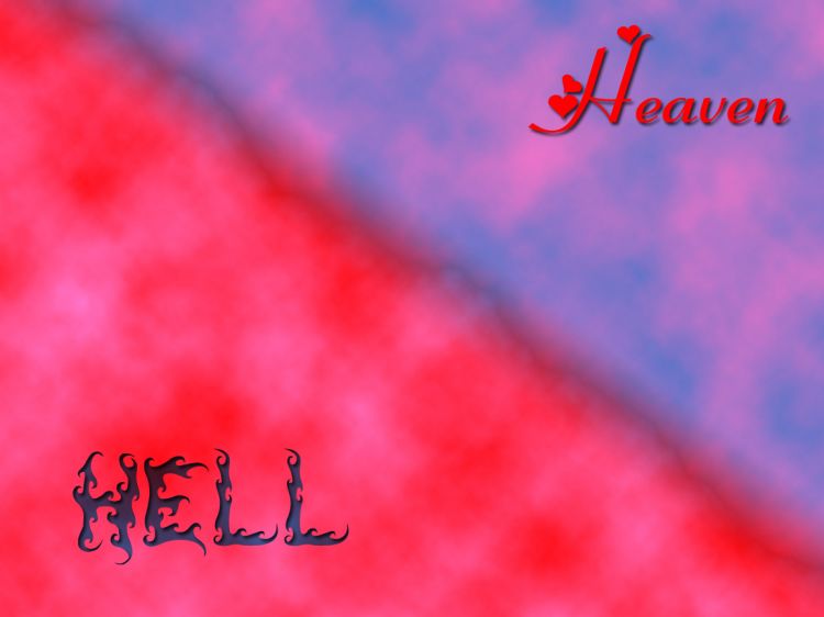 Wallpapers Digital Art Humanity Heaven - Hell