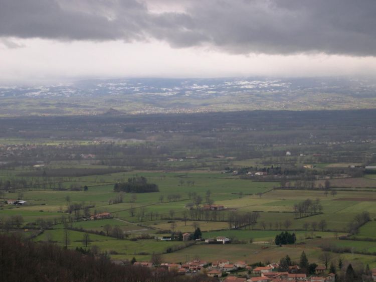 Wallpapers Nature Campaign vue sur les Monts du Forez (Loire)